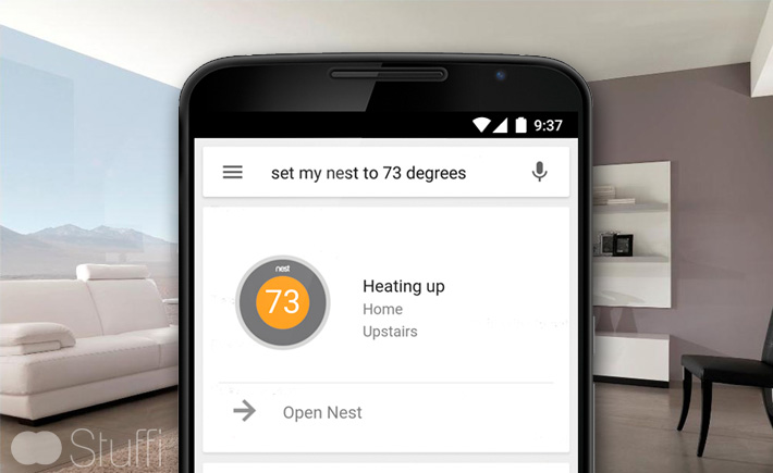 Thermostat Nest et Google Now