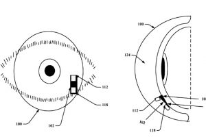 Google dépose un brevet pour les lentilles connectées