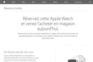 L'Apple Watch vendue en magasin aujourd'hui