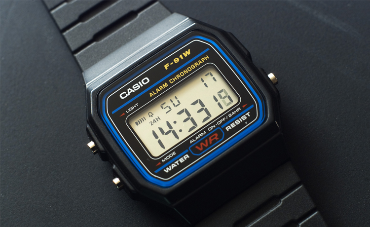 Une montre connectée Casio en 2016