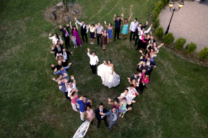 Photo de mariage par drone